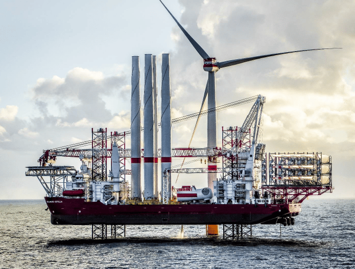 Bilde av Veja Matre-prosjektet i Nordsjøen. Foto: Sean Carr